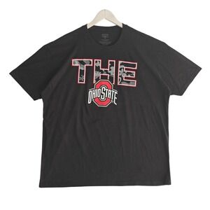 Scarlet & Gray Ohio State Buckeyes Black Floral Camo T-Shirt Mens XXL 2XL